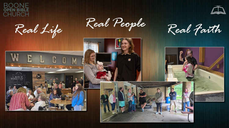 Real Life. Real People. Real Faith.